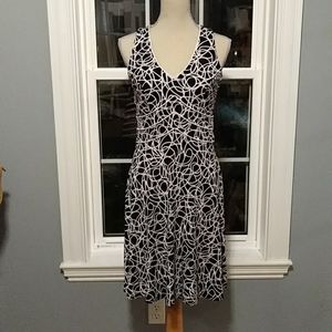 Frank Lyman black and white tank dress